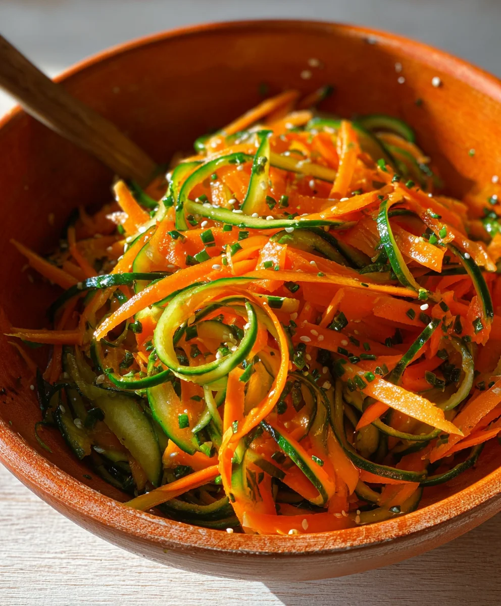 Refreshing Cucumber Carrot Salad Recipe - Easy & Healthy