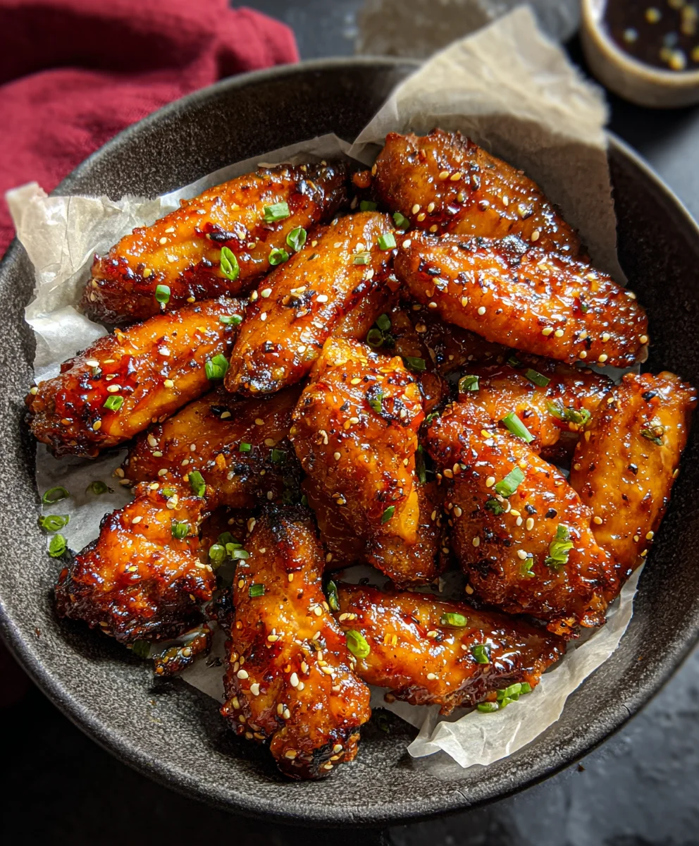 Honey Garlic Chicken Wings-Easy & Delicious Recipe