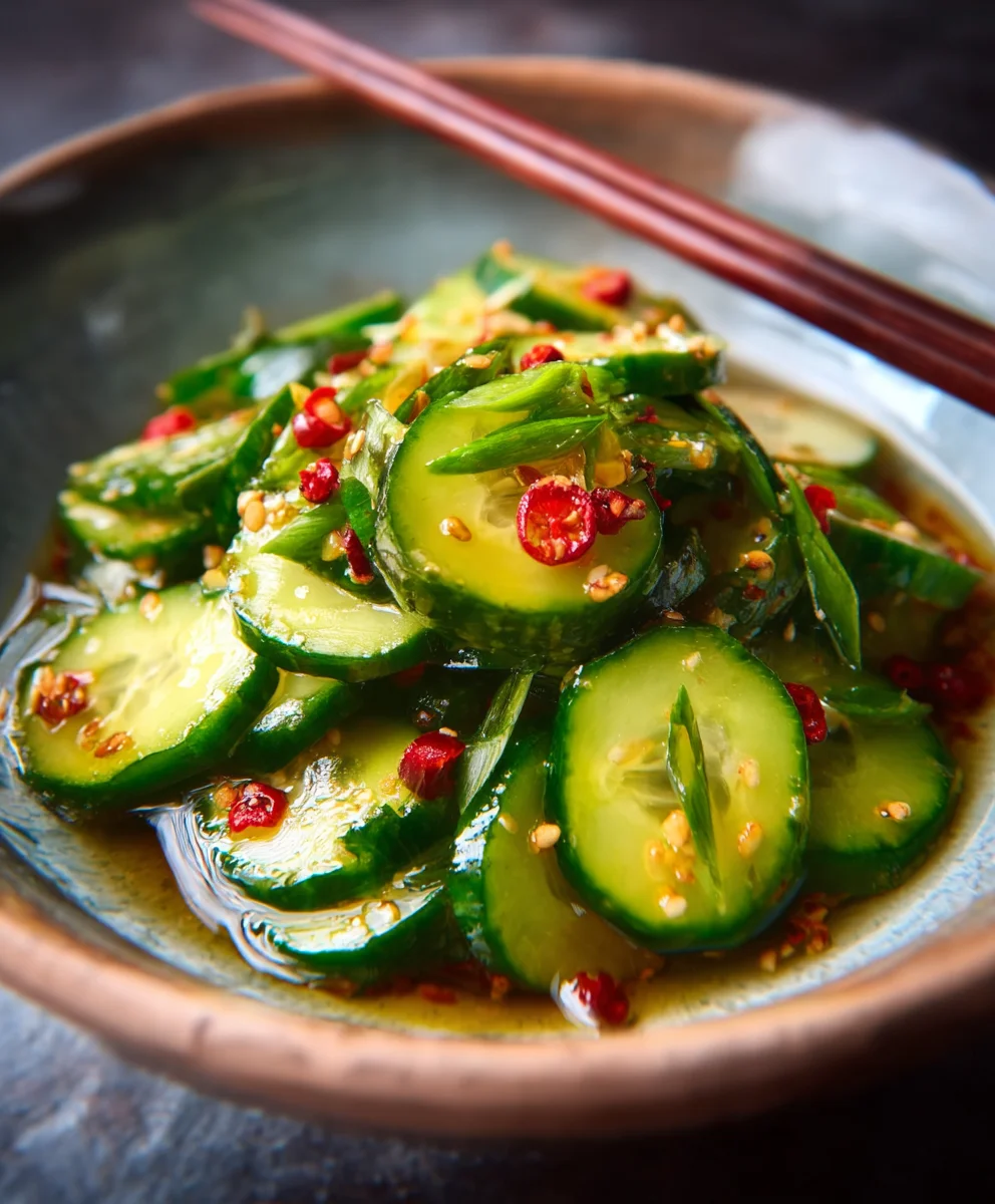 Easy Asian Cucumber Salad- Refreshing & Quick Recipe