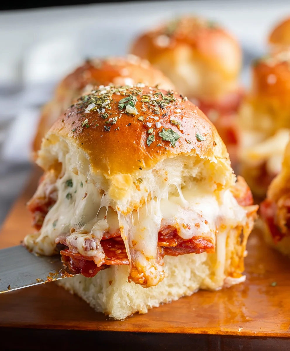 Easy Beef Pizza Sliders - Quick Appetizer Recipe
