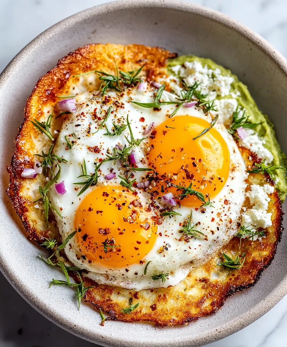 Crispy Feta Fried Eggs - Easy & Delicious Recipe