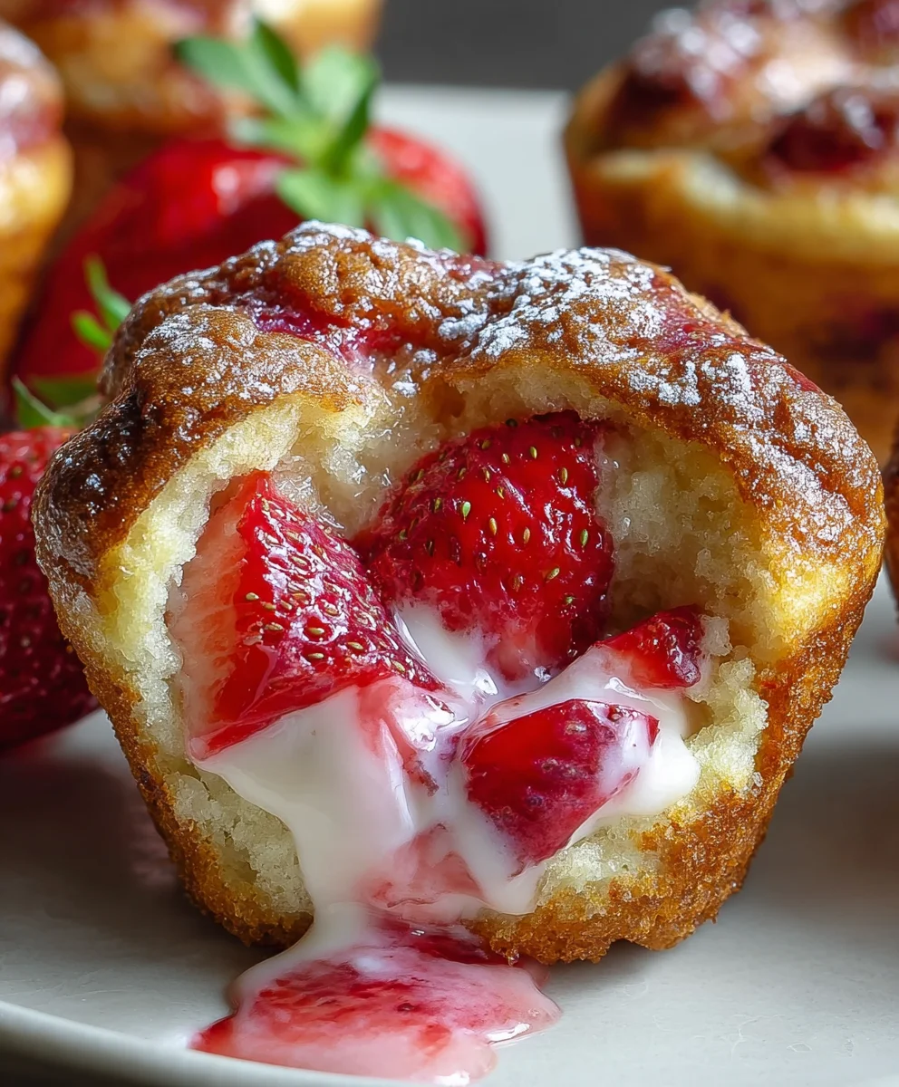Strawberry French Toast Muffins - Sweet Breakfast Treat