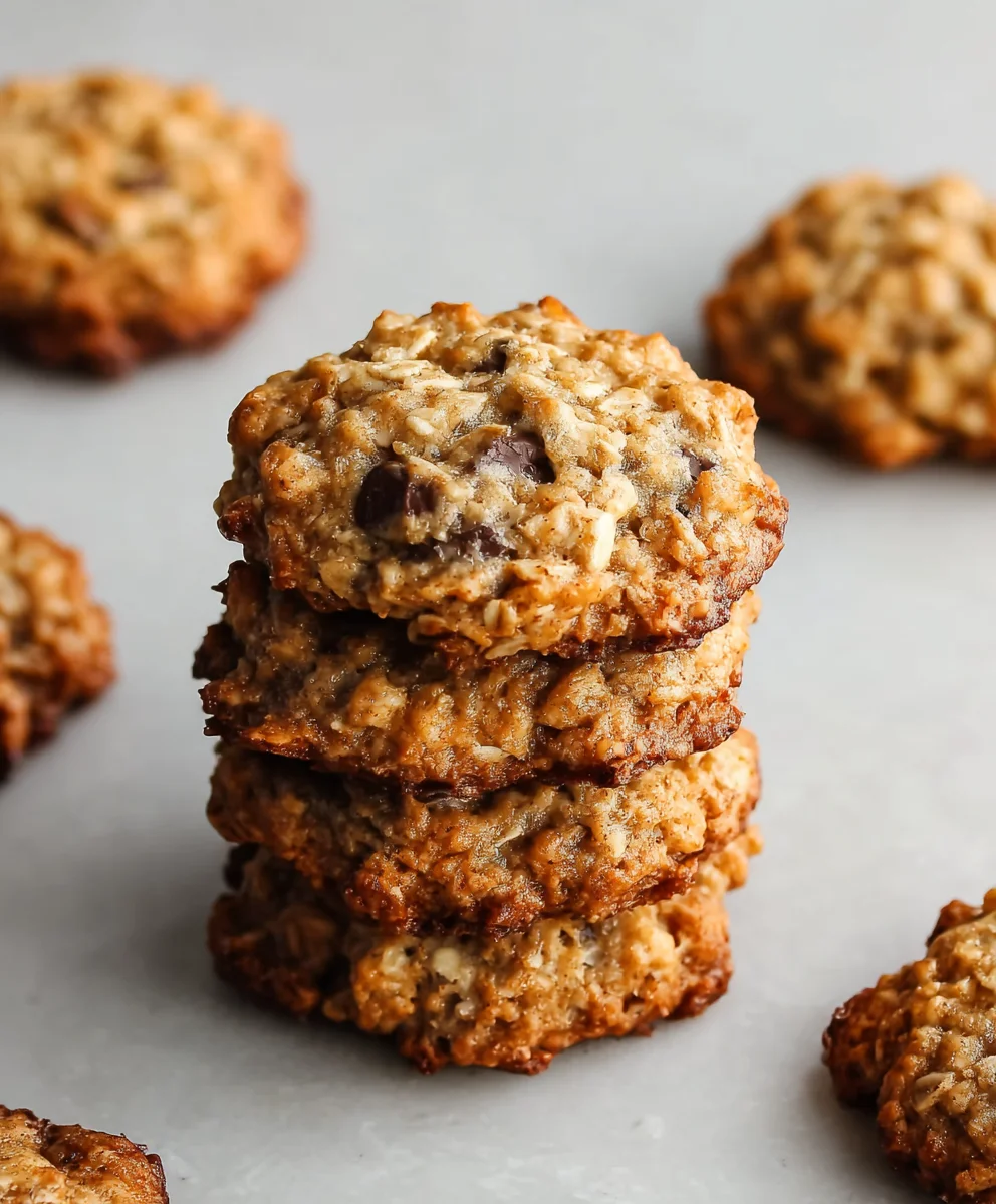 Healthy Banana Oat Cookies - Easy & Delicious