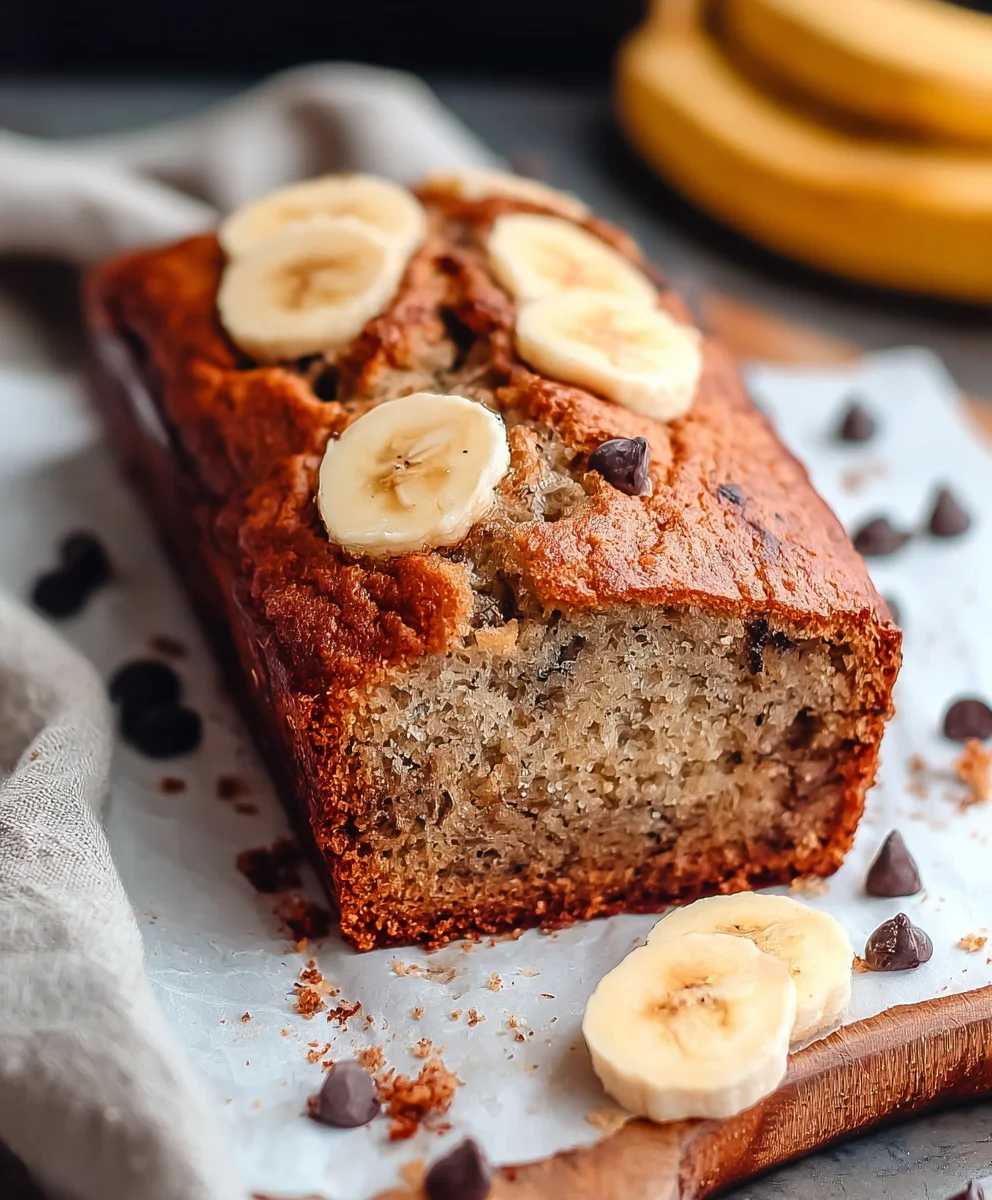 Greek Yogurt Banana Bread-Healthy Moist Delicious