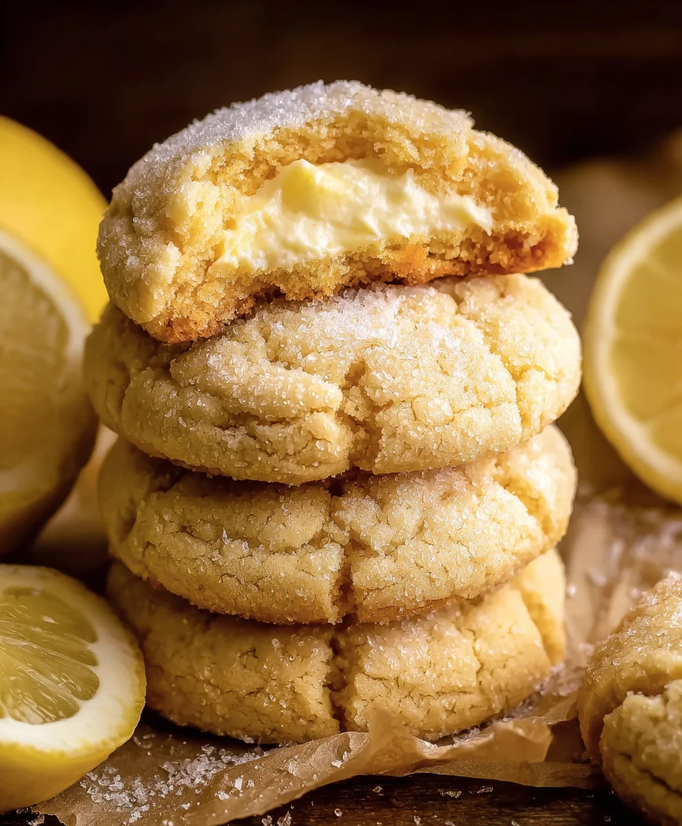 Lemon Cheesecake Cookies - Easy & Delicious Dessert