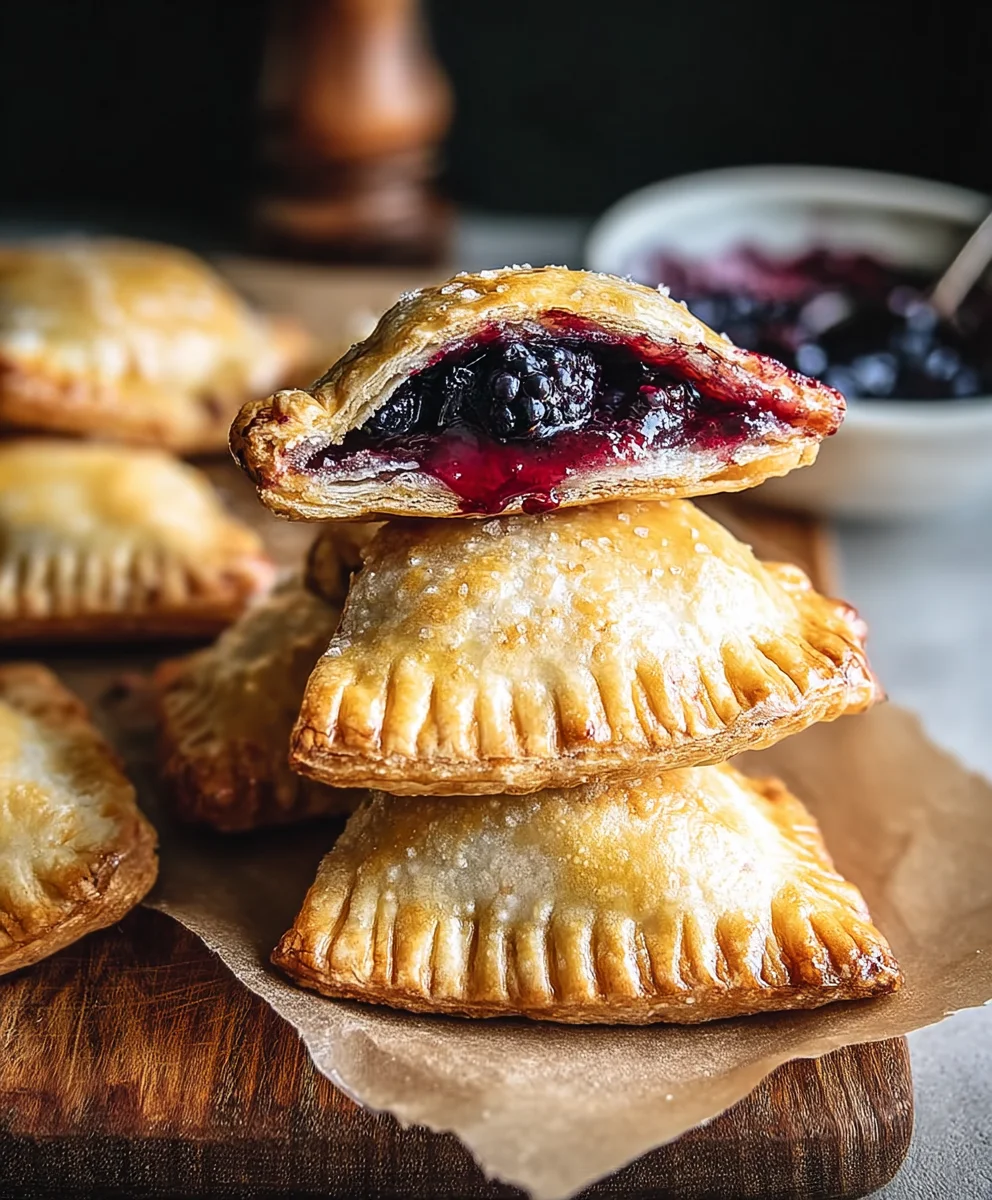 Blackberry Hand Pies- Sweet & Easy Dessert