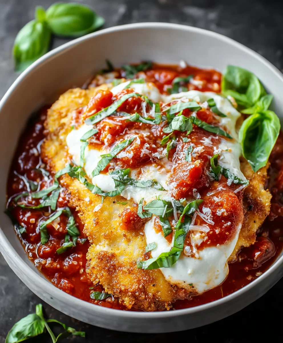 Chicken Parm Cottage Cheese Bowl- Healthy & Delicious