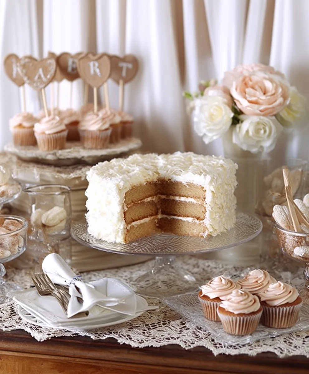 Vintage Wedding Dessert Table Ideas - Sweet Elegance