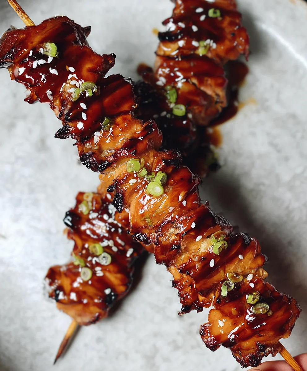 Easy Teriyaki Beef Skewers Recipe