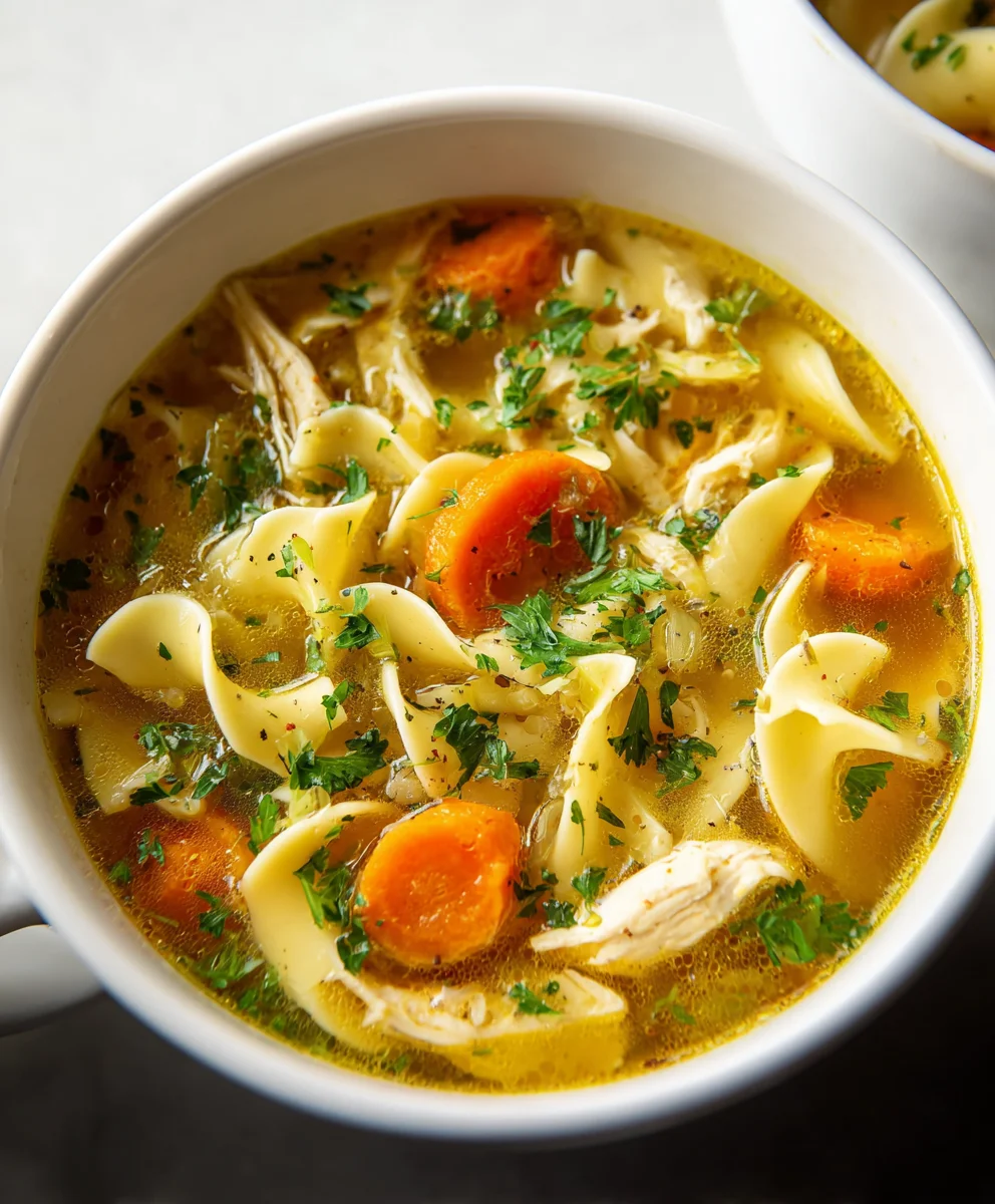 Best Chicken Noodle Soup Easy Recipe-Comfort Food