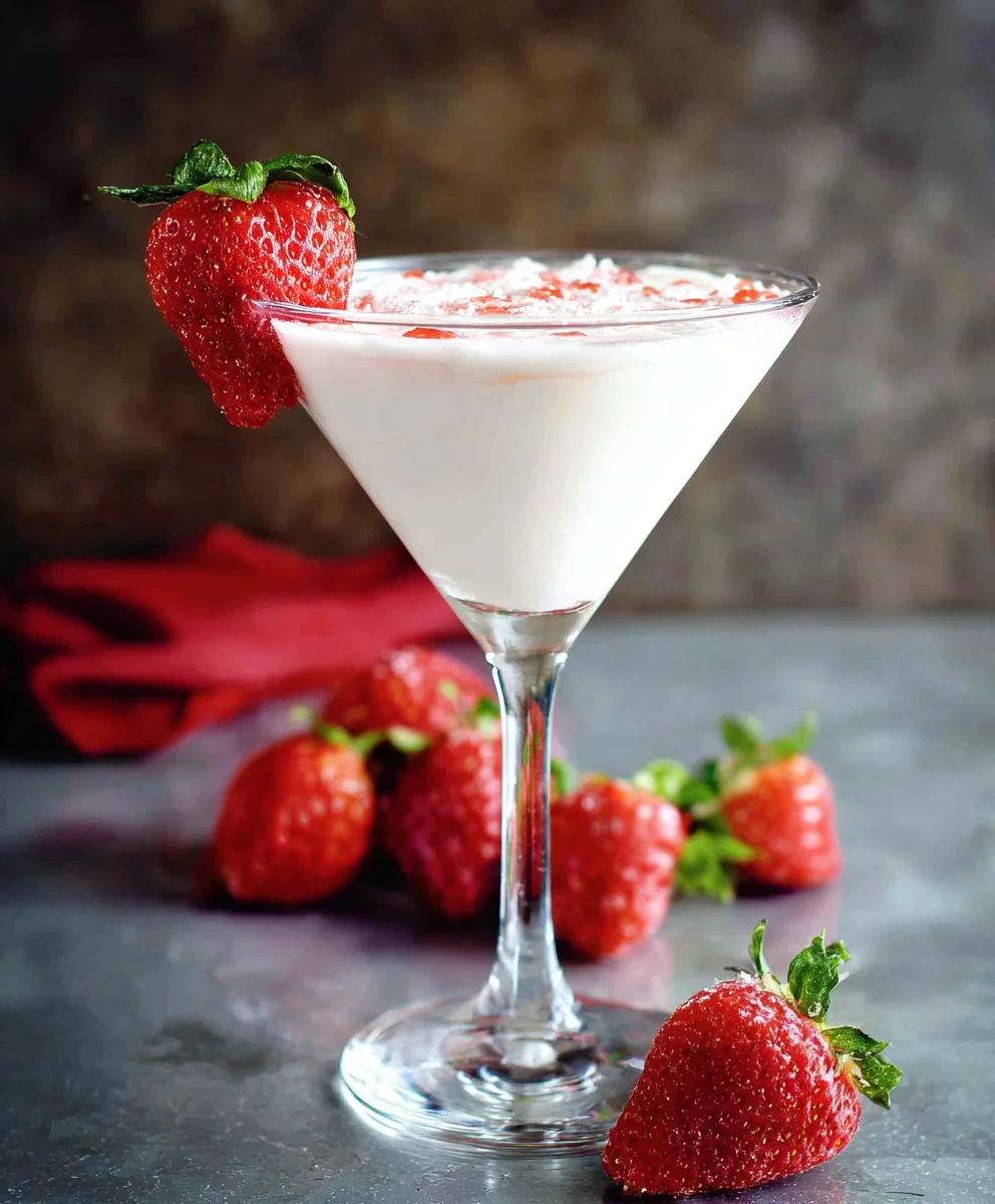 Strawberry Shortcake Cocktail-Sweet Treat Recipe
