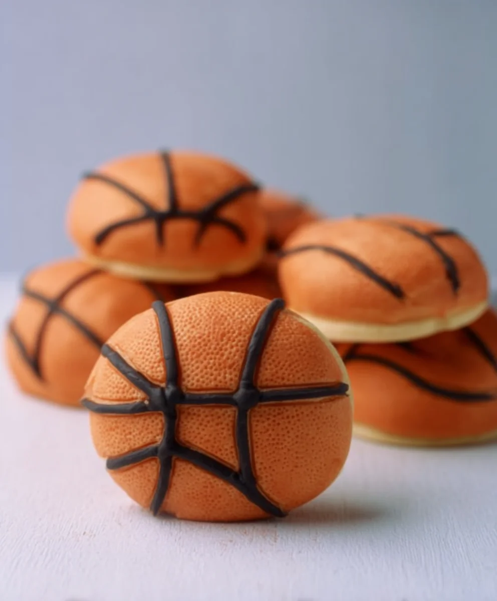 Easy Slam Dunk Basketball Cookies March Madness Recipe