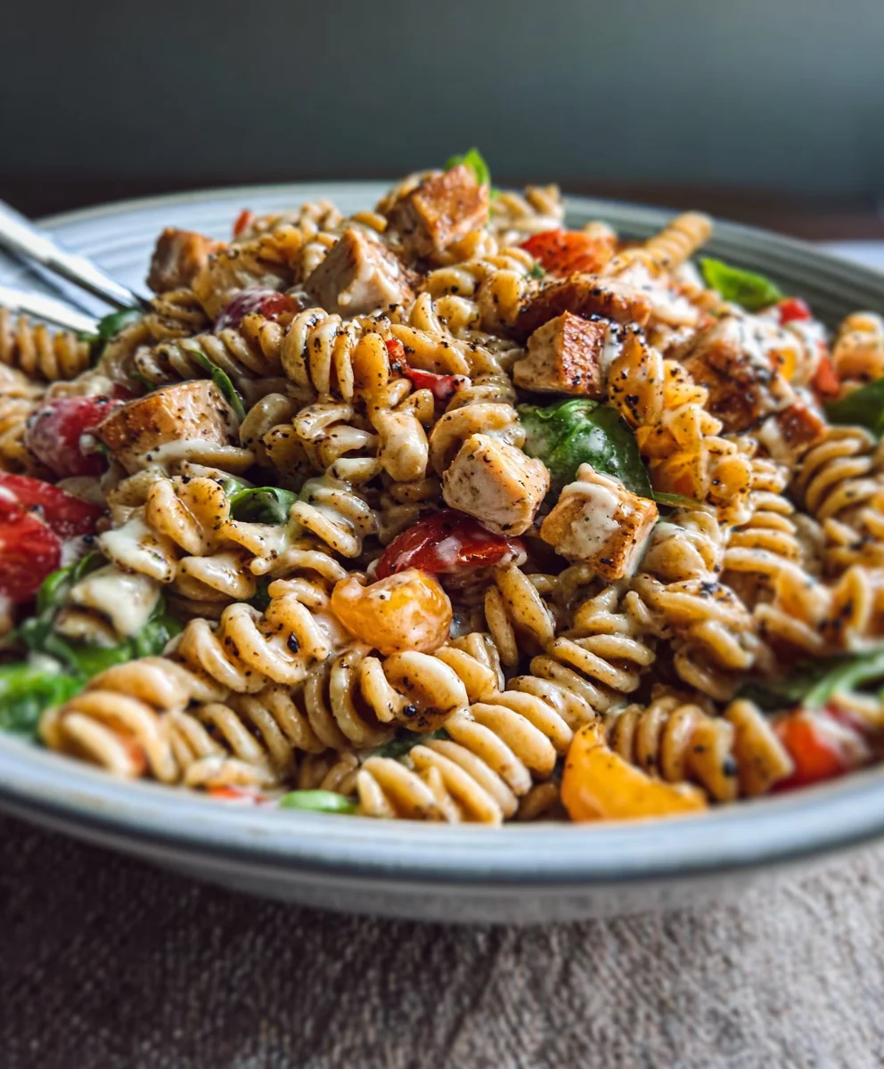 BBQ Chicken Pasta Salad - Easy Summer Meal
