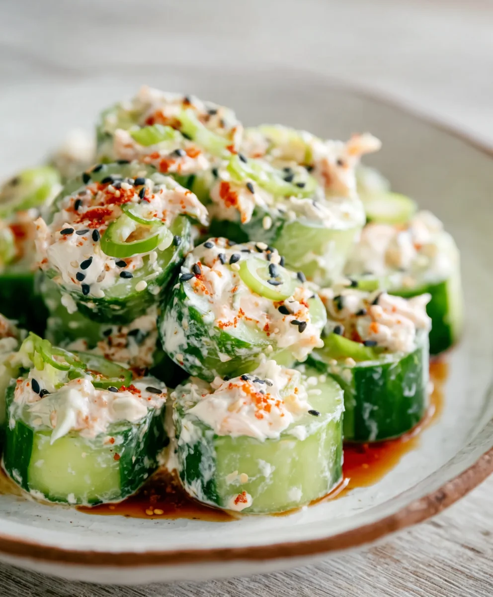 Easy California Roll Cucumber Salad - Fresh & Quick