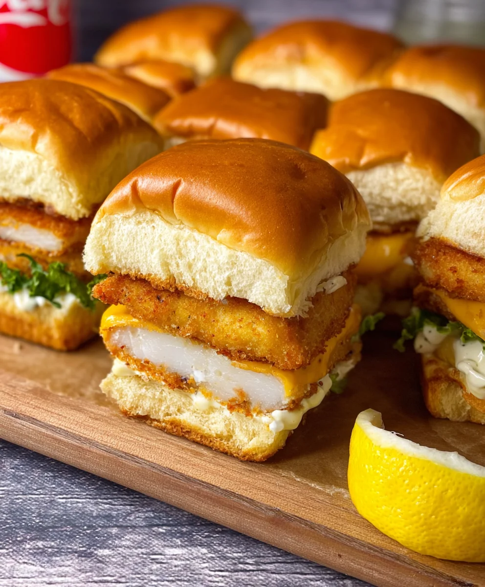 Filet-O-Fish Sliders - Easy Fish Burger Recipe