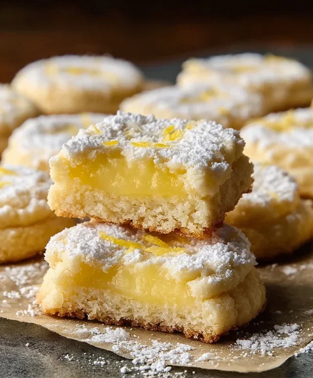 Lemon Bar Butter Cookies
