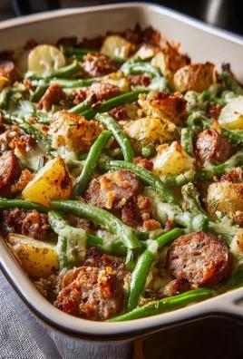 Sausage Green Bean Potato Casserole