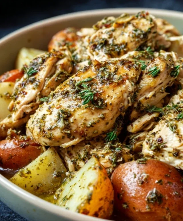 Garlic Butter Chicken Crockpot Recipe: 6-Hour Magic for Tender Bliss