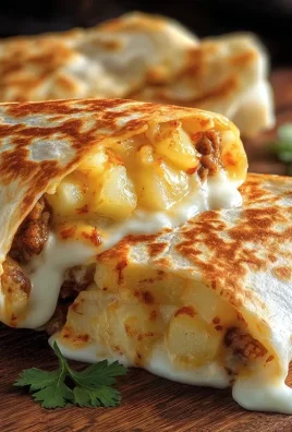 Cheesy Potato Burritos