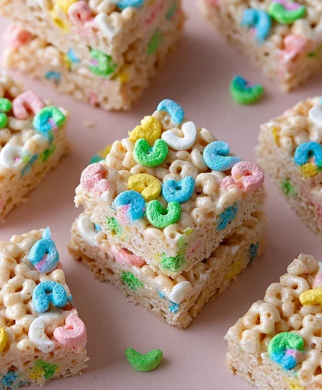 Lucky Charms Rice Krispie Treats
