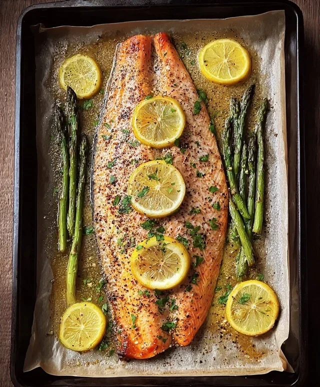 Baked Rainbow Trout with Lemon, Pepper, and Garlic