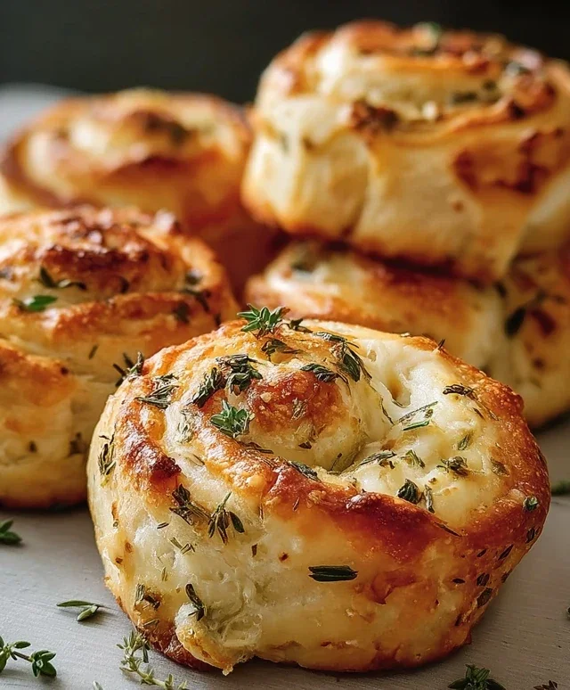 Sourdough Herb and Cheese Rolls