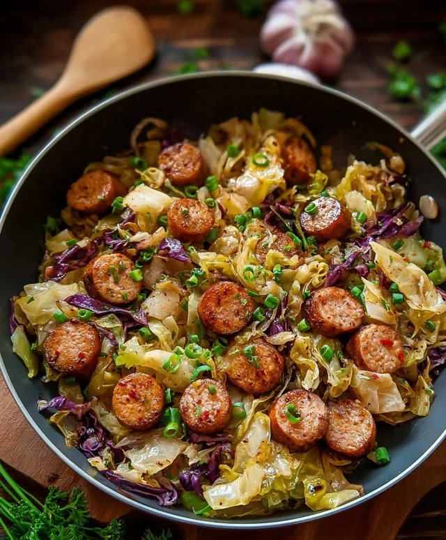 Easy Sausage and Cabbage Stir Fry