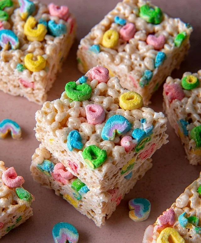 Lucky Charms Rice Krispie Treats