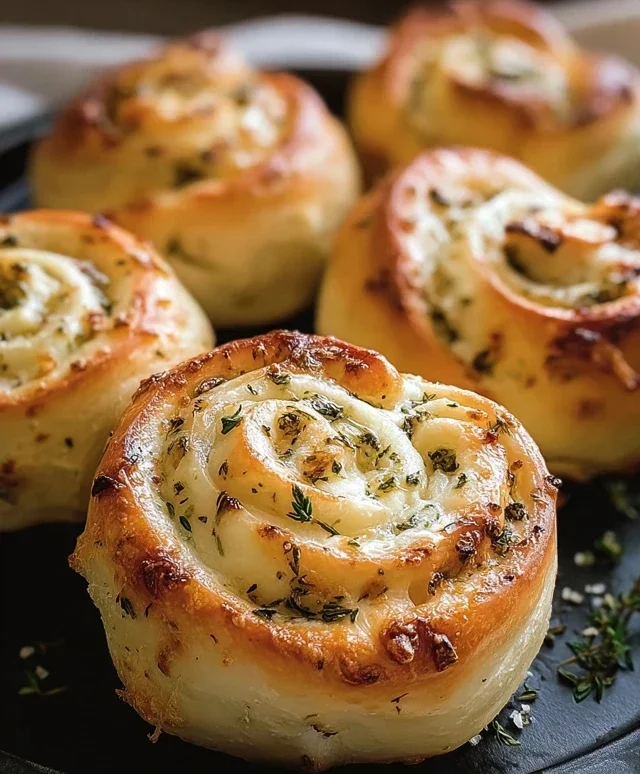 Sourdough Herb and Cheese Rolls