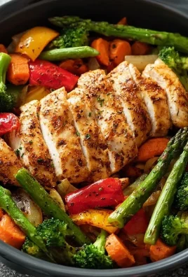 Air Fryer Chicken and Vegetables (in 15 minutes!)