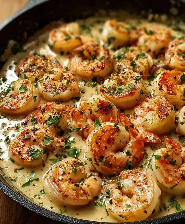Creamy Garlic Shrimp