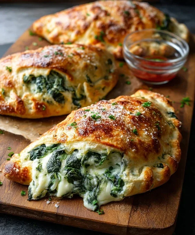 Ricotta Spinach Calzones