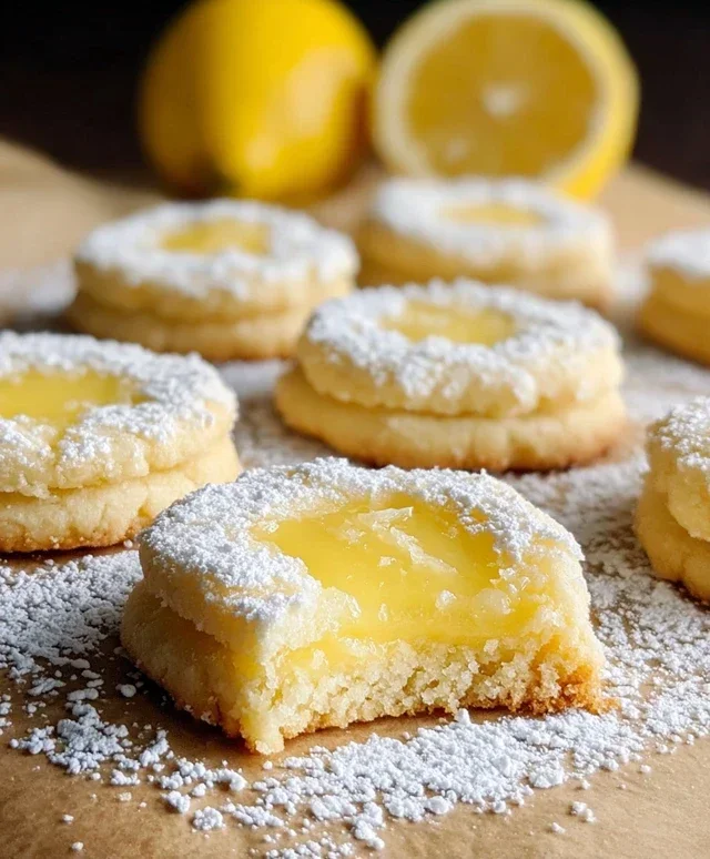Lemon Bar Butter Cookies