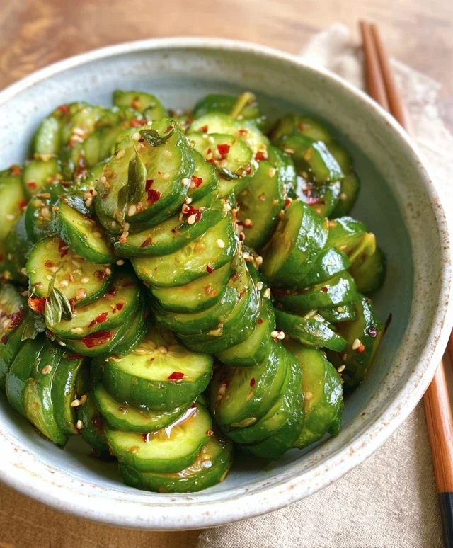 Spicy Asian Cucumber Salad