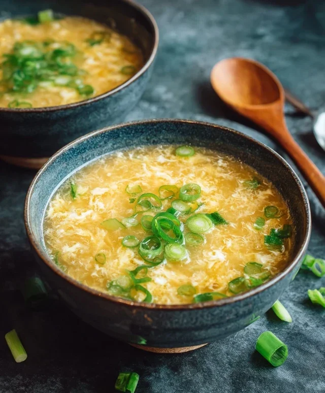 Homemade Egg Drop Soup (Keto & Gluten Free)