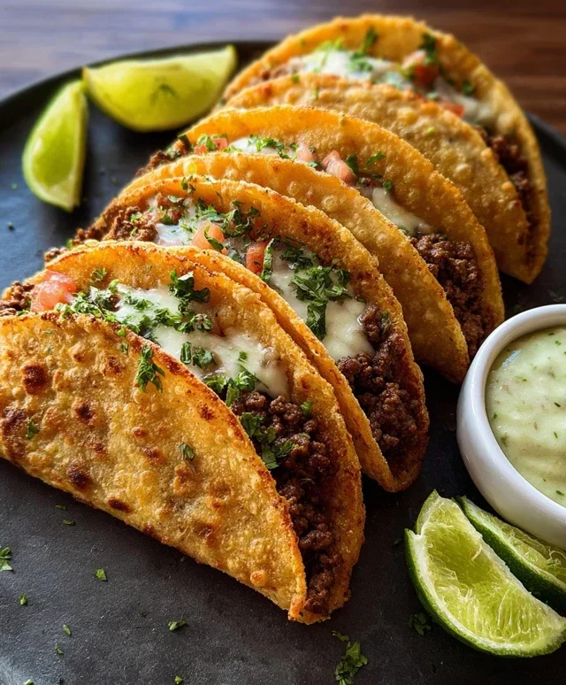 Crispy Ground Beef Tacos