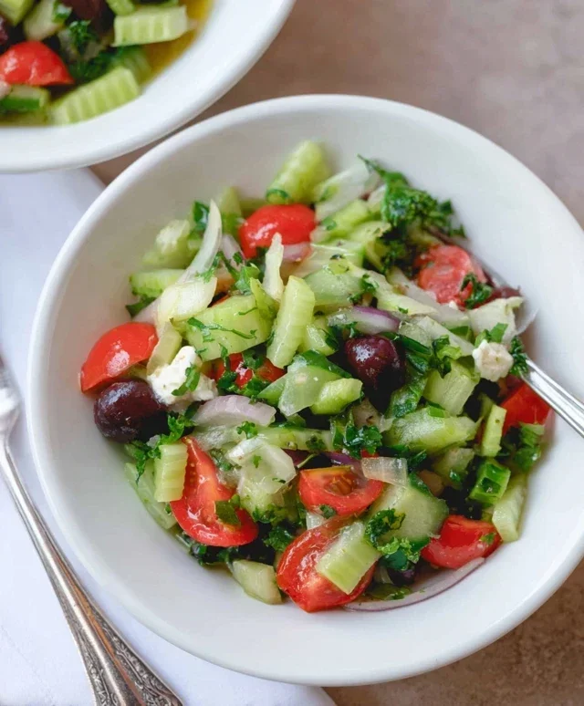 Mediterranean Celery Salad