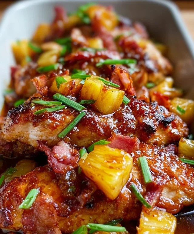 Beef Beef Bacon Pineapple BBQ Chicken