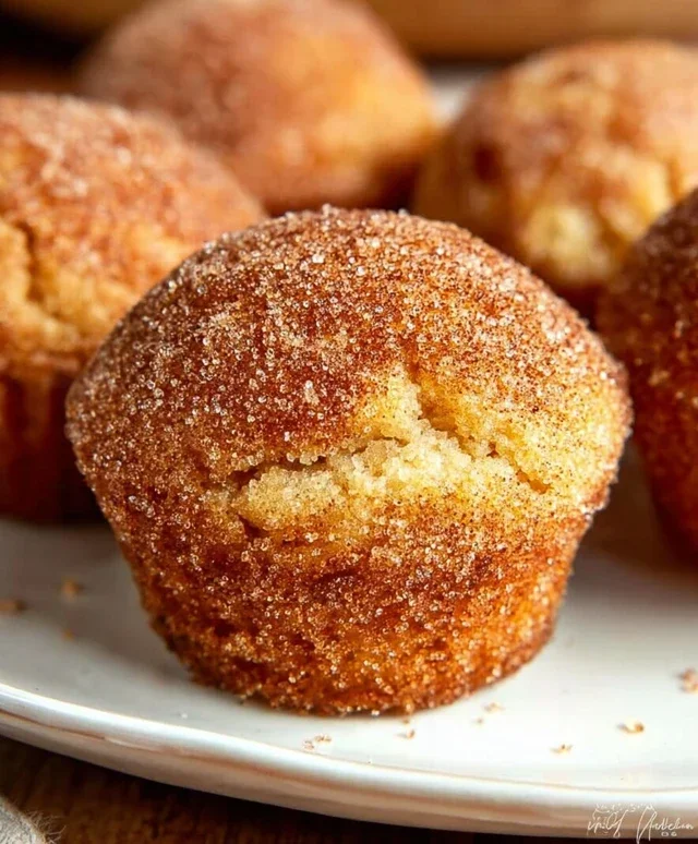 Keto Muffins- Classic Cinnamon "Sugar" Donut Style