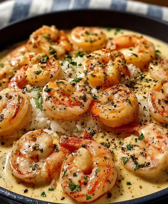 Creamy Garlic Shrimp